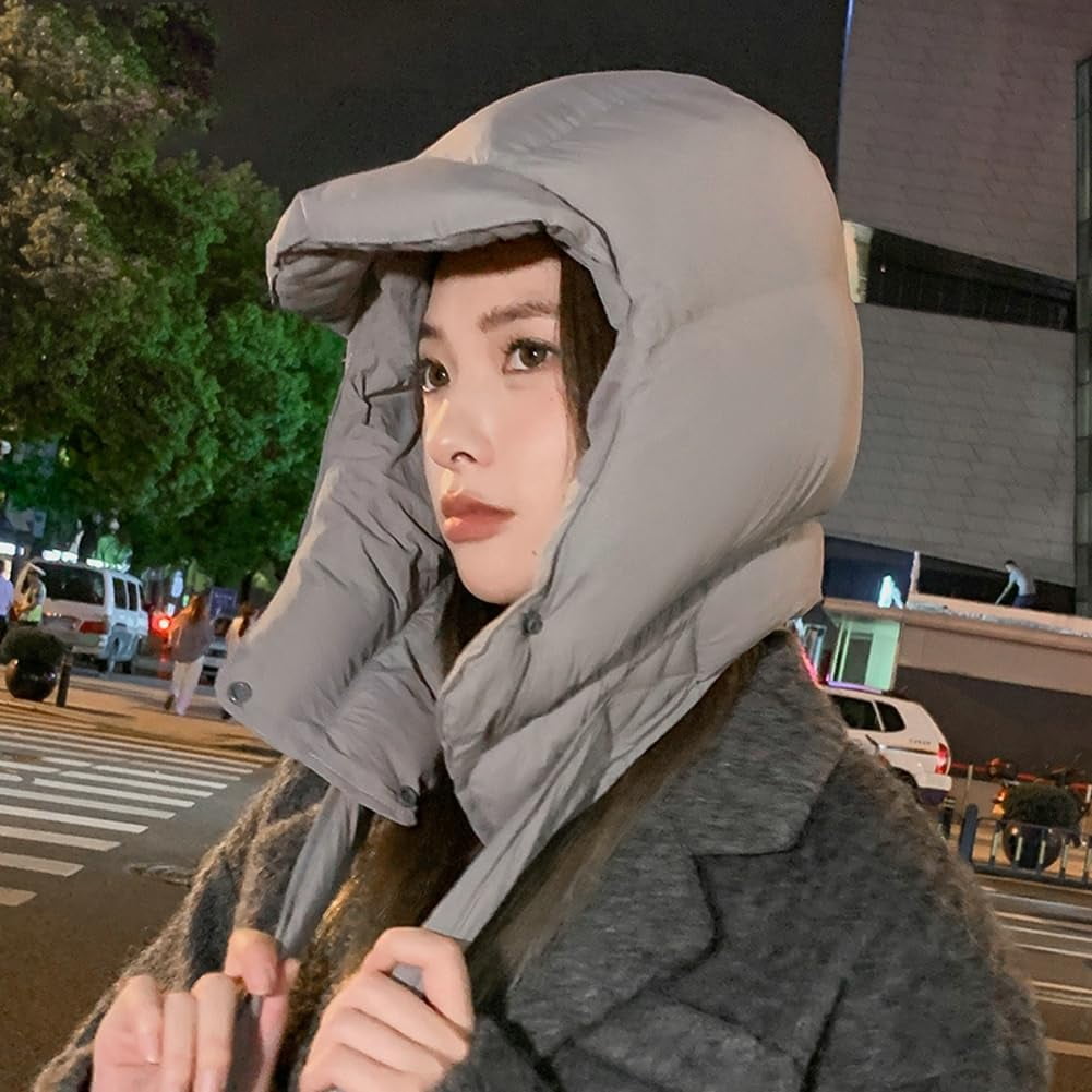 CoCoMangos Winter Balaclava Hood Ski Caps Outdoor Thickened Cold and Warm Beanie Hats Cycling Windproof Lei Feng Hat