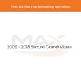 thumbnail image 2 of Max Advanced Brakes - Brake Kit for 2009 2010 2011 2012 2013 Suzuki Grand Vitara Front and Rear Replacement Geomet Coated Disc Brake Rotors and Ceramic Brake Pads, 2 of 9