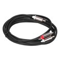 thumbnail image 4 of 2RCA Male to 2RCA Male Audio Cable Gold Plated Double compatible with RCA Cord compatible with TV to Amplifier2M/6.6ft-YM, 4 of 5