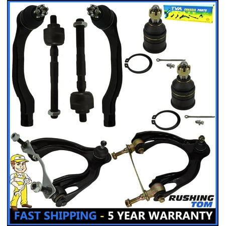 Honda Civic Professional Suspension System - 93-97 Honda Civic Del Sol 8 PC Suspension Kit Control Arm Tie Rod End Ball Joint