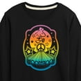 thumbnail image 3 of Peanuts - Psychedelic Color Burst Woodstock - Peace - Toddler & Youth Long Sleeve Graphic T-Shirt, 3 of 6