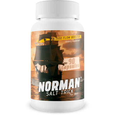 Norman Salt Trick - Our Best Blood Flow Booster Supplement - Circulation And Vein Support - Poor Circulation Supplements - Magnesium, Vitamin Blood Flow - Ginkgo Biloba Blood Flow Pressure Supplement