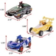 thumbnail image 2 of NKOK Sonic y Amigos Pack de 3 Autos Retroceso Electrochapados, 2 of 3