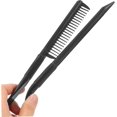 thumbnail image 3 of Peine alisador de cabello en forma de V con mango ergonómico para un peinado rápido del cabello grueso o fino, ideal para uso profesional en casa., 3 of 5