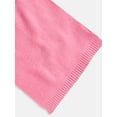 thumbnail image 2 of Scenario Women's Knit Oblong Scarf with Ribbed Trim, Fanciful Pink, 2 of 4
