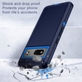 thumbnail image 4 of I-HONVA For Google Pixel 7A Case,3-Layer Military Grade Drop Protection Anti-Slip Rugged Shockproof Dustproof Protection 6.2 inch Phone Case,Deep Blue, 4 of 7