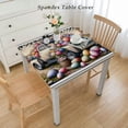 thumbnail image 2 of nygtbtfer Truck Table Cloth, Fitted Tablecloths with Elastic Edge, Wipeable Table Cover for Kitchen Wedding Eggs, 2 of 7