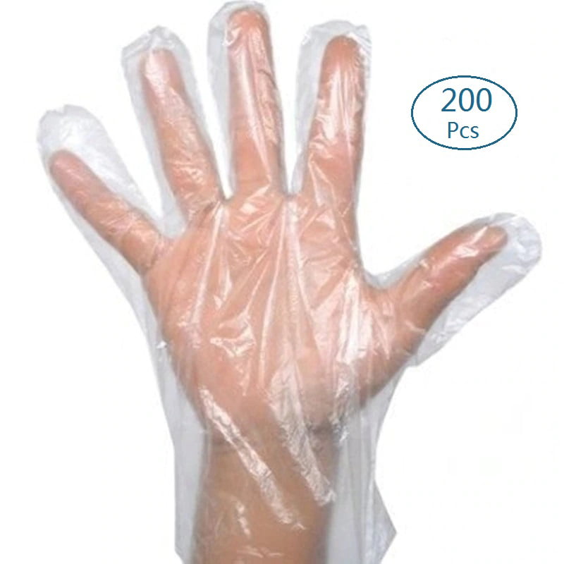 2000 DISPOSABLE GLOVES Kitchen Food Prep Handling Powder Latex Free Polyethylene 