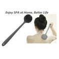 thumbnail image 5 of Limpiador corporal en silicona, limpiador de dos manos largas para ducha, cepillo para el cuerpo en silicona, limpiador de ducha para el cuerpo, exfoliante para el cuerpo con brosse de ducha Vhermosa  ZYY-1923, 5 of 5