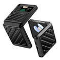 thumbnail image 2 of ELEHOLD Rugged Case for Samsung Galaxy Z Flip 5 Hybrid PC+TPU Shockproof Anti-Scratch Case with Hinge Protection Armor Cover Case for Samsung Z Flip 5,Black, 2 of 6