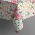 thumbnail image 3 of Pioneer Flower Floral Print Pattern Rectangle Tablecloth 60"x84",Waterproof Polyester Rectangle Table Cloth, Wipeable Spillproof Polyester Tablecloth for Dining, Camping, Indoor and Outdoor, 3 of 5
