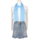 thumbnail image 2 of INSPIRAR CHIC Mujeres 1950s Retro Lunares Chiffon Bufanda, Ligera Suave Sheer Largo Cabeza Envolver Chal Bufandas para Todas las Temporadas 63.0"x19.7" Azul Cielo, 2 of 6