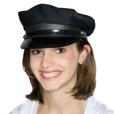 Black Police/Chauffeur Hat