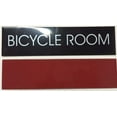 thumbnail image 2 of BICYCLE ROOM SIGN (BLACK ALUMINUM), 2 of 2