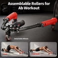 thumbnail image 6 of EAST MOUNT Chest Expander, 3-in-1 Hydraulic Twister Arm Trainer 15-Level 30-440LB Adjustable Resistance with Ab Roller for Chest, Arms & Core Strength Training at Home, 6 of 9
