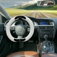 thumbnail image 4 of BotaniNest Elastic Long Microfiber Steering Wheel Cover For Winter Warm Steering Wheel Warm Cover Universal 15 Inches Slip Odorless, 4 of 6