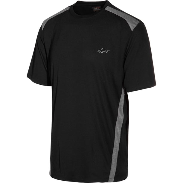 Camiseta básica Greg Norman Attack Life Performance hombre negro pequeño