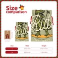 thumbnail image 3 of Pofeuu Dinosaur Print Burlap Bags with Drawstrings Drawstring Gift Bags Pouch Bag for Thankgiving Birthday Party Gift Wrapping Treats and Party Favors-Medium, 3 of 9