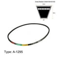 thumbnail image 3 of Uxcell 51''Industrial Drive V-Belt Transmission Belt Rubber Black 1pcs, 3 of 5
