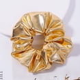 thumbnail image 2 of JCLIFE Gold Hair Scrunchies - Elastic Hair Ties for Girls & Women, Shiny Hair Accessories, Hair Band for Women's Ponytail, Soft Hair Bows (Gold, 4 PCS), 2 of 5