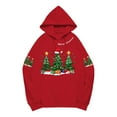 thumbnail image 4 of Christmas Sweatshirts for Women Ugly Christmas Sweater Fleece Xmas Holiday Tops Santa Claus Print Hoodies Xmas Long Sleeve Hooded Sweatshirt Fall Outfits 2025 Loose Fit, 4 of 4