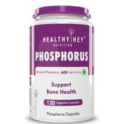 HealthyHey Nutrition Phosphorus - Support Bone Health -120 Veg. Capsules