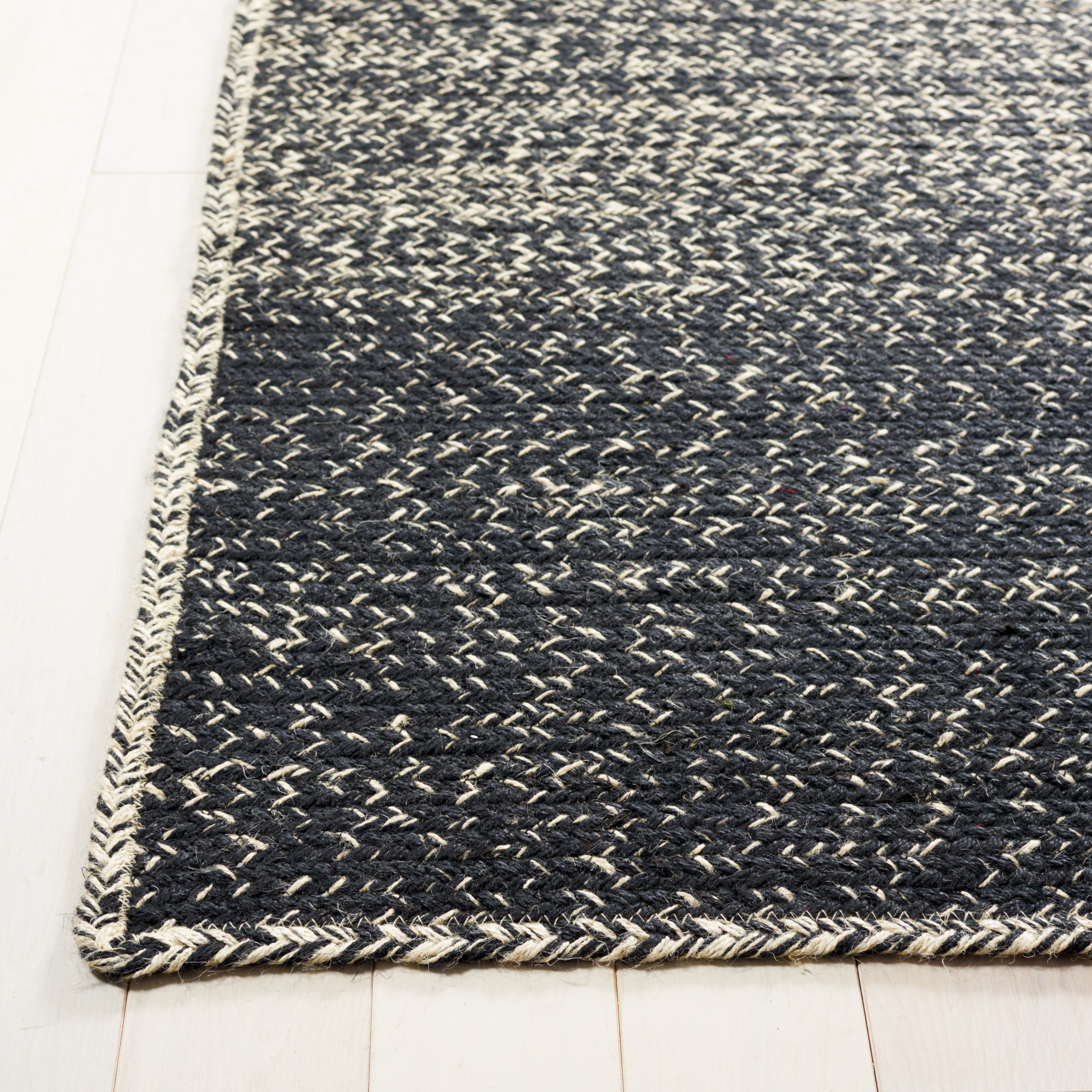 SAFAVIEH Natural Fiber Arda Gradient Area Rug, Natural/Black, 8' x 10'
