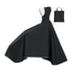 thumbnail image 1 of Poncho de lluvia para bicicletas, impermeable con capucha para hombres para mujeres, ropa de lluvia reutilizable, capa protectora para bicicletas de Negro, 1 of 8