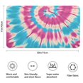 thumbnail image 3 of Colorful Tie Dye Mandala Pattern Bathroom Rugs Mat,Non Slip Microfiber Bathroom Rug,Rubber Backing,Soft Bathroom Mats for Bathroom Floor,Tub and Shower,17x30in(43x75cm), 3 of 5