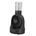 thumbnail image 3 of Ventilador de escritorio portátil con 4 velocidades, recargable, con pulverizador de agua Negro, 3 of 9