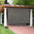 thumbnail image 6 of Keystone Fabrics Premium Outdoor Roller Patio Sun Shade 8ft Wide (Dark Brown), 6 of 10