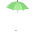 thumbnail image 2 of Garden Umbrella for Plants Light Green Plastic Outdoor Sun Umbrella with Stable Ground Insert, 2 of 5