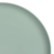 Gibson Home Crest 12 Piece Stackable Matte Melamine Dinnerware Set - Sage Green