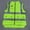 003 Green, variant on Reflective Jackets High Vis Safety Work Jacket with Pockets for Men & Women USB Charging Tanks Long Sleeve/Sleeveless