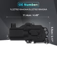thumbnail image 4 of Actuador de motor de bloqueo de puerta eléctrica del lado del conductor delantero trasero izquierdo para Ford F-150 05-08 No.1L2Z78218A43AA Negro, 4 of 7
