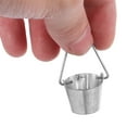 thumbnail image 3 of SWETRACE Mini Pail Buckets for Indoor Outdoor Decor, Small Metal Buckets 0.8x0.8x0.7in for Crafts and Garden, 3 of 8