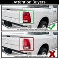 thumbnail image 3 of Spec-D Tuning Glossy Black Smoke LED Tail Lights w/ White LED Light Bar Compatible with 2009-2018 Dodge Ram 1500, 2010-2018 Dodge Ram 2500/3500, Left + Right Pair Assembly, 3 of 6