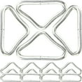 thumbnail image 1 of MIANGASTORE 30Pcs Professional Trampoline Buckles Portable Trampoline Rings Replaceable Triangle Buckles, 1 of 5