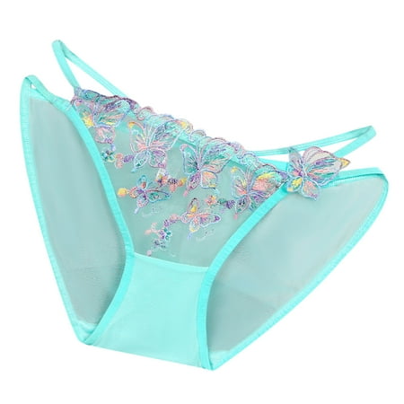 

Awdenio Womens Panties Bikini Clearance Women Cutut Lace Underwear Briefs Panties Floral Sexy Hollow Out Lingerie Underpants
