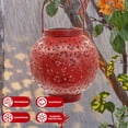 thumbnail image 4 of Hanging Pendant Lights,Hanging Solar Lights Clearance,Solar Outdoor Table Lantern Flickering Red Lantern Light,Garden LED Tabletop Lamp Decorative for Garden Yard Hanging Placed Decorative Lights, 4 of 9