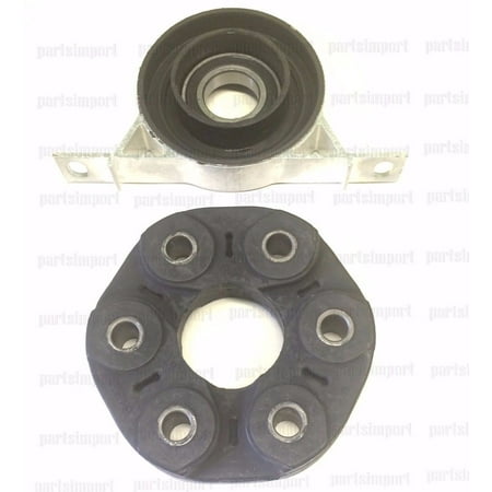 B4 Bearing - BMW Driveshaft Center Carrier Support with Bearing + Flex Disc Guibo Joint Kit
