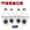4pcs, variant on Smart 1080P WiFi Security Camera 360° Panoramic IP54 Motion Detection Color Night Vision 2-Way Audio Mobile App Home Shop Surveillance