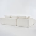 thumbnail image 3 of 4 - seat cloud sofa, luxurious chenille / No assembly, fits primary living area, 3 of 6