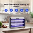 thumbnail image 6 of Aspectek Insect Fly Killer for Mosquitos, Flies, Moths, 2800V, 2 Bulbs, 6 of 7