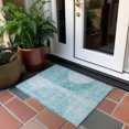 thumbnail image 6 of Addison Rugs Chantille Indoor/Outdoor Transitional Modern Teal Washable Rectangle Rug, 1'8" x 2'6", 6 of 6