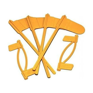 10 Pack Open Chamber Indicator Safety Flags (Safety Yellow