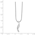 thumbnail image 3 of SS White Ice .02ct. Diamond Necklace 18 Inch, 3 of 3