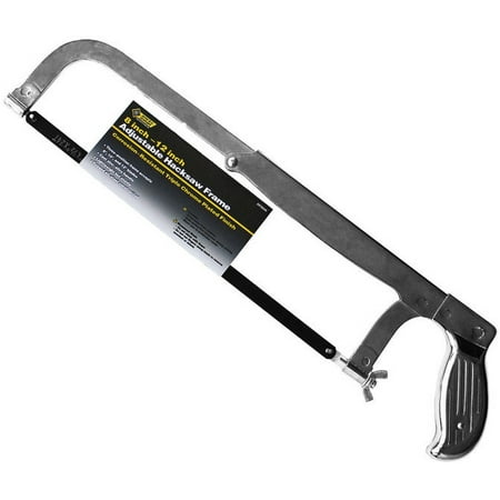 UPC: 0843518088050 | Steel Grip 12 in. Adjustable Hacksaw  Silver