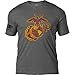 thumbnail image 2 of 7.62 Design USMC Eagle Globe & Anchor 'Distressed' Men's T Shirt Large Grey, 2 of 4