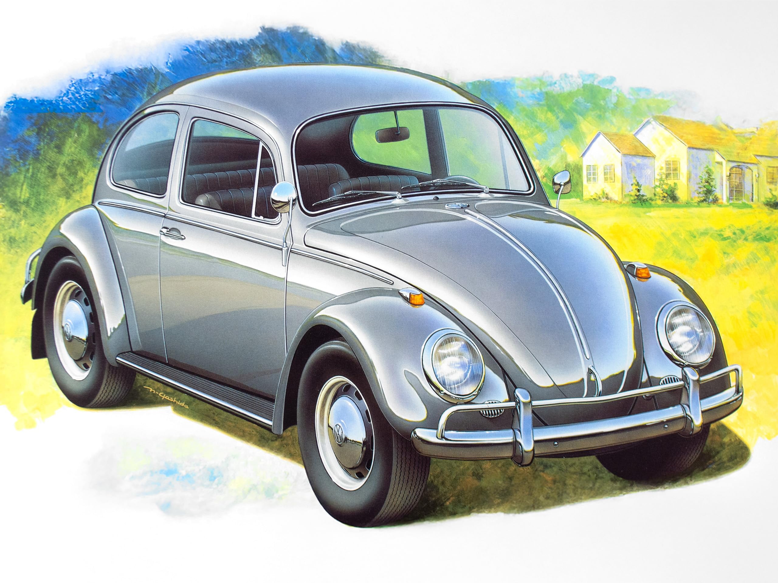 Model Kit 1966 Volkswagen 1300 Beetle 1/24 Scale Model by Tamiya